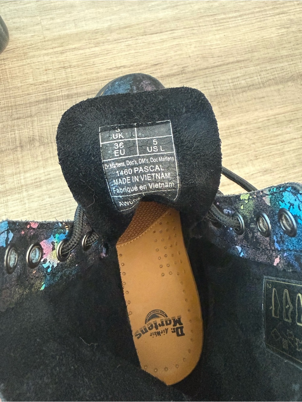 Dr. Martens Tutti Fruiti Suede Lace-Up Boots - Picture 7 of 7